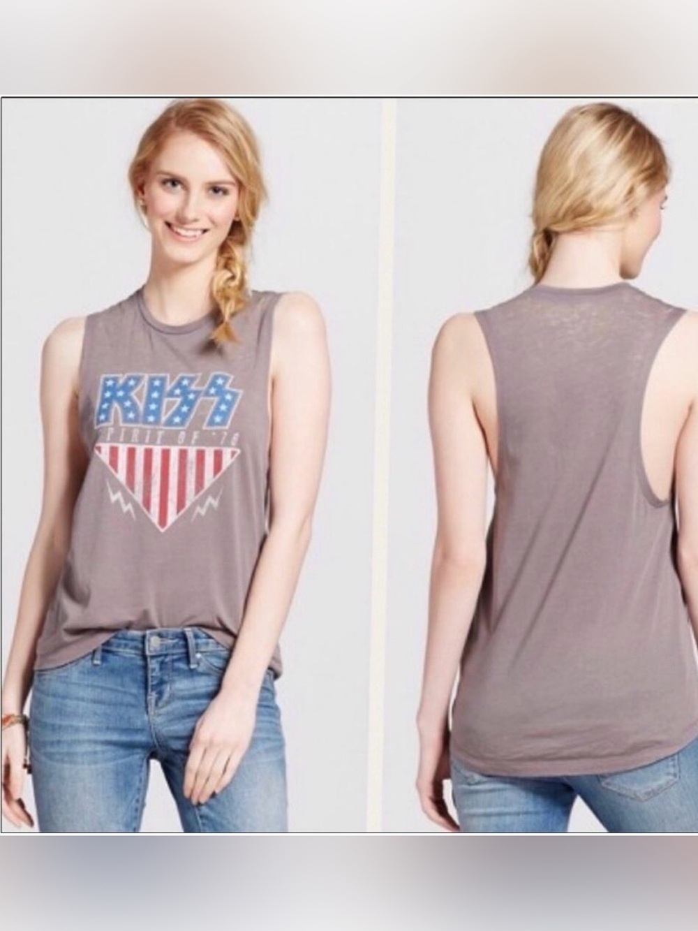 KISS Spirit of ‘76 Sleeveless Top Shirt sz XL - Picture 1 of 6